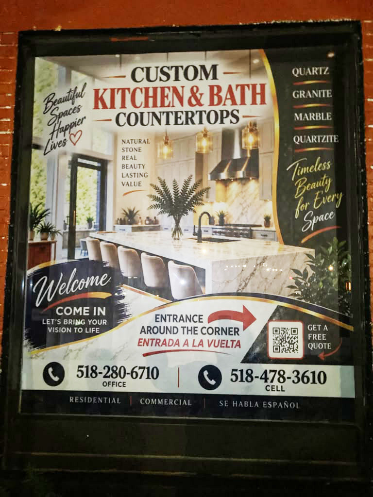 Personalized One Way Vision Window Branding